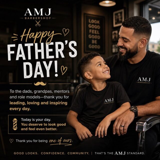Happy Father’s Day!! #fathersday #barbershop #amjbarbershop