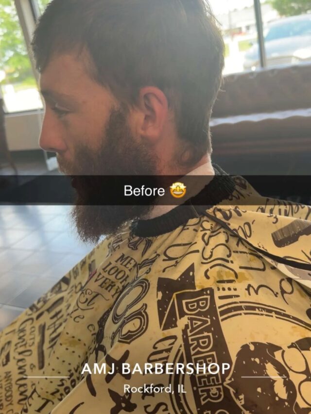 Come visit our 2nd location and get your fresh cut.. #amjbarbershop #cleancut #815barbers