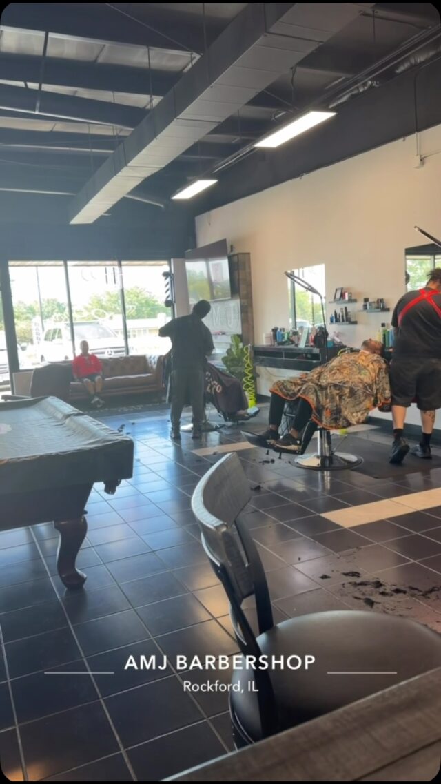 Come see us at our new location on Riverside.. #amjbarbershop #815barbers #walkinswelcomed #barberlife #cleancuts